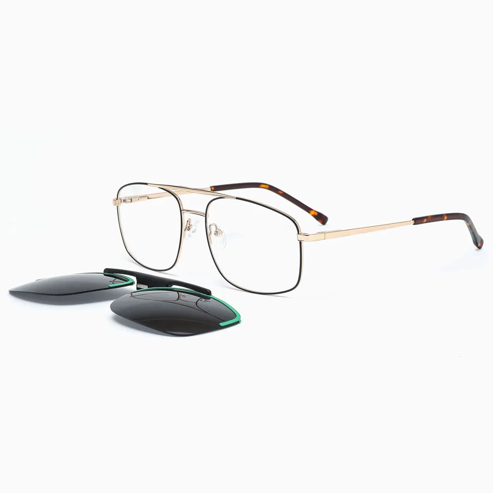 MXD18061-1-Clip-On-Sunglasses-Ready-Stock-black-gold.jpg Stainless steel eyewear frame with ready stock
